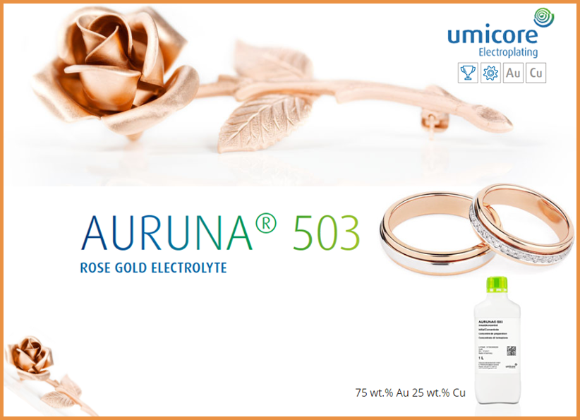 AURUNA® 503 Rose Gold Electrolyte