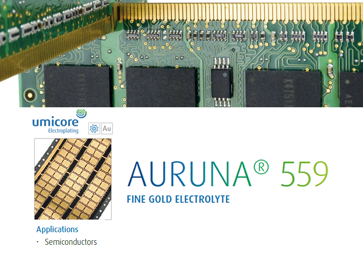 AURUNA® 559 Fine Gold Electrolyte