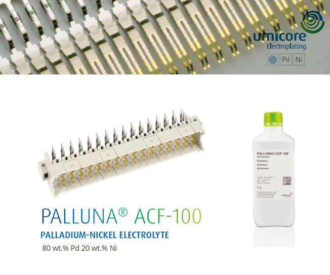 PALLUNA® ACF-100 Palladium-Nickel Electrolyte
