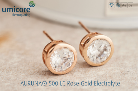 Vàng hồng Auruna 500LC trang trí 18k