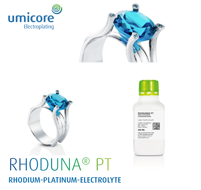 RHODUNA® PT Rhodium-Platinum-Electrolyte
