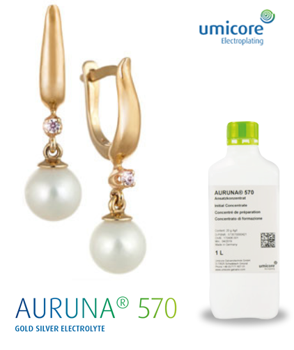 AURUNA® 570 Gold Silver Electrolyte